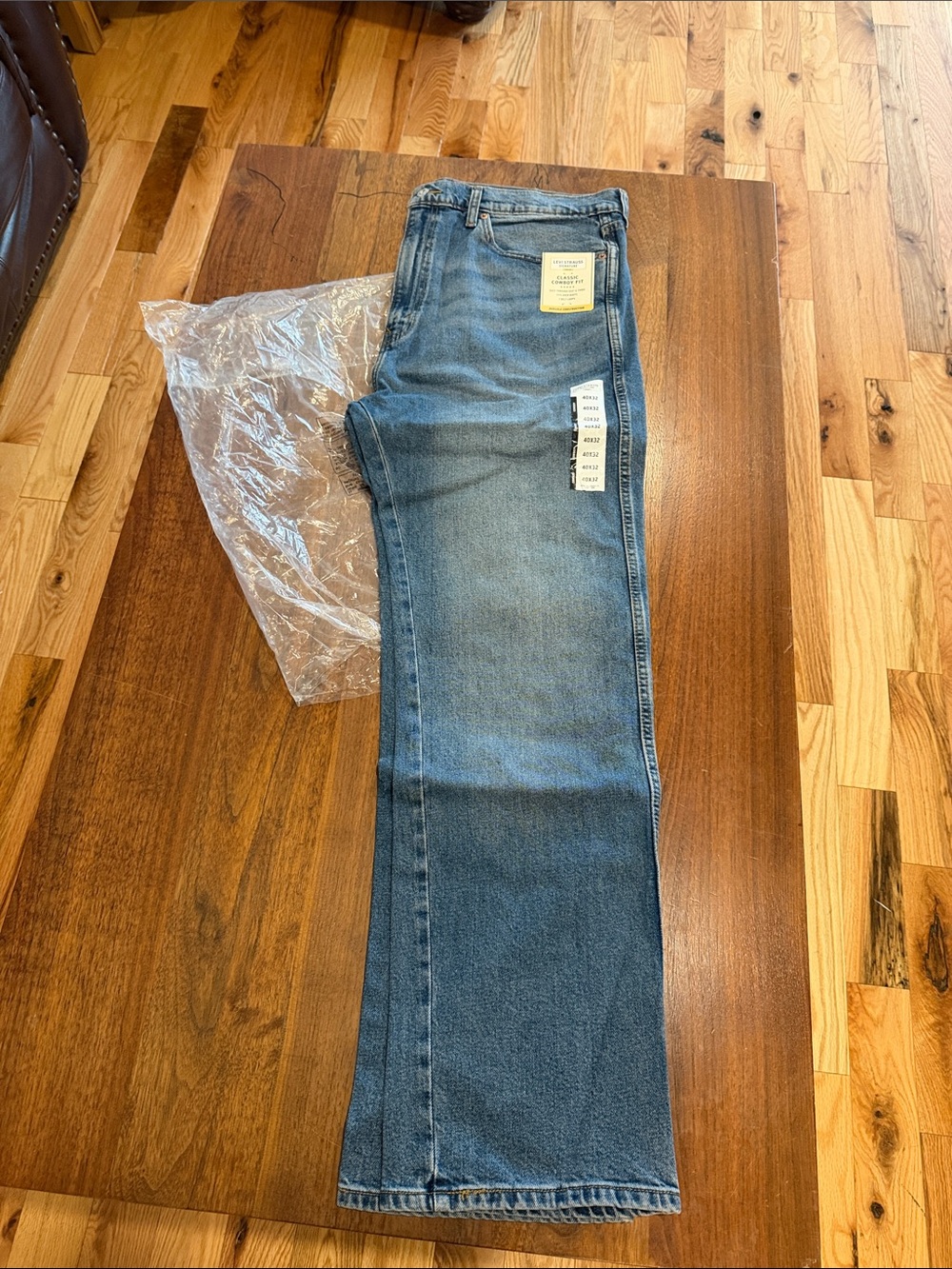 Men's Blue Jeans - Classic Cowboy Fit